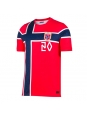 Moške Nogometnih dresov Norveška Antonio Nusa #20 Domači SP 2026 Kratki rokavi Moške Nogometnih dresov Norveška Antonio Nusa #20 Domači SP 2026 Kratki rokavi
